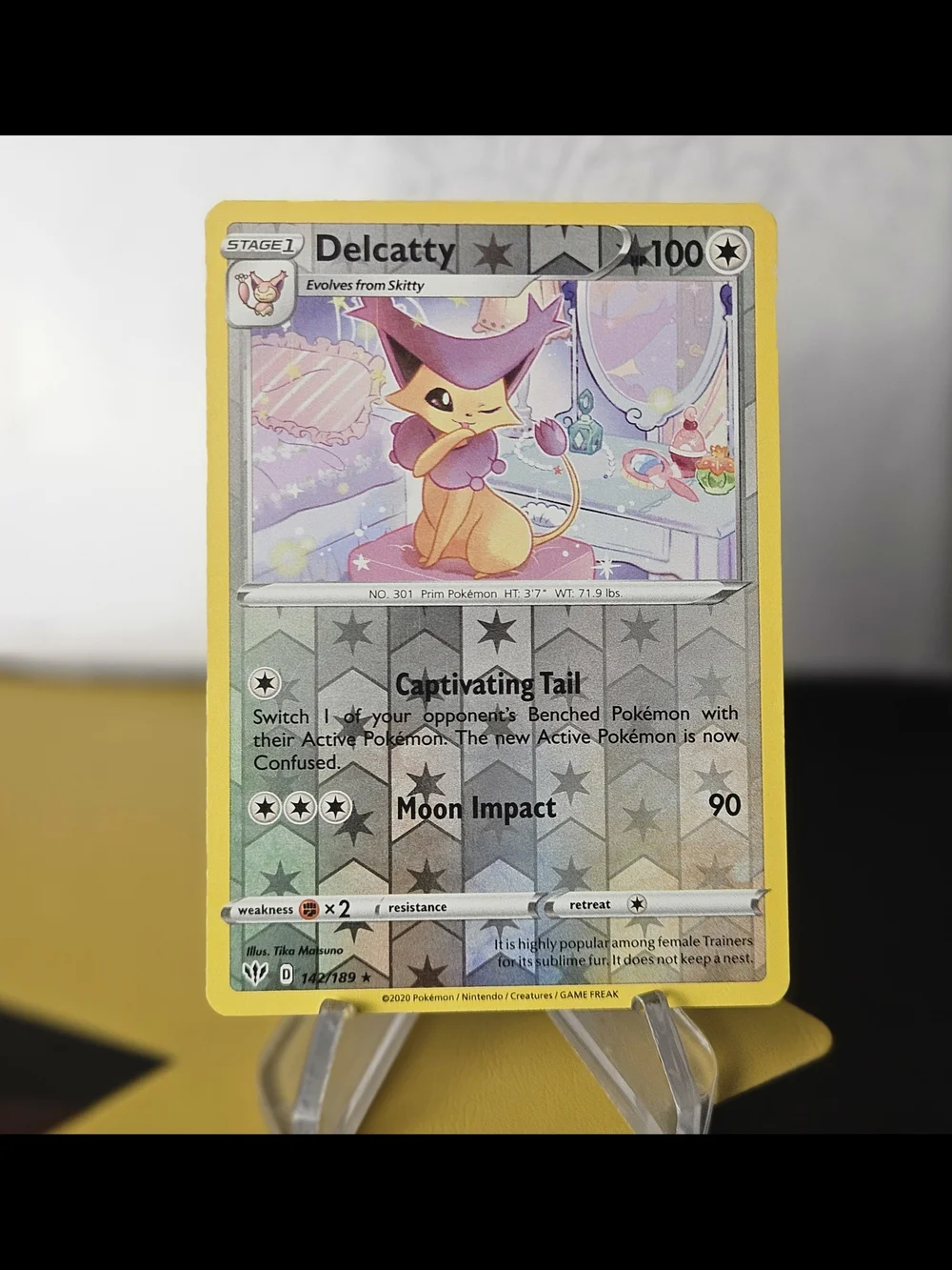 Delcatty 142/199 Pokemon TCG Reverse Holo Rare
